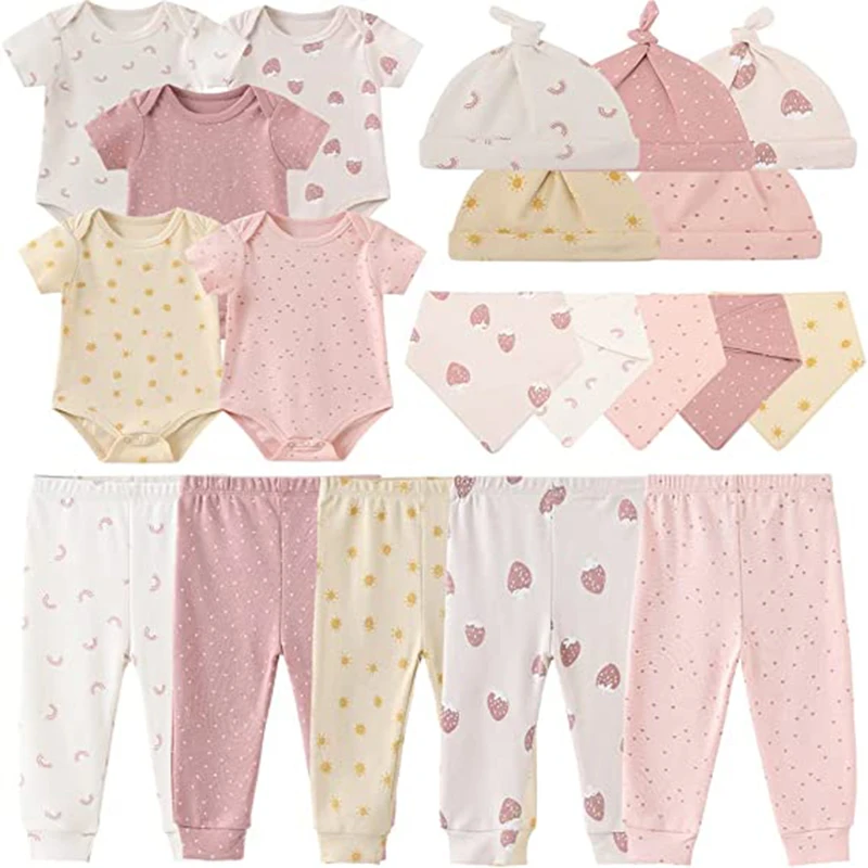 Unisex Newborn Cotton Baby Outfit Set 2