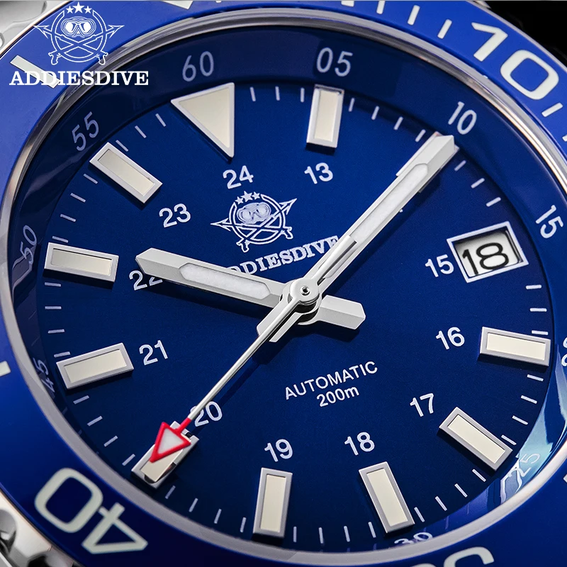 ADDIESDIVE Men's Diving Watch Automatic Mechanical Watch 200m