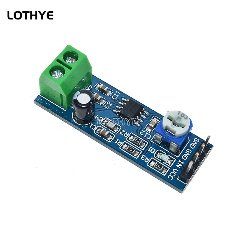 

100PCS LM386 Audio Amplifier Board 200 Times Gain Power Amplifier Module Mono Low Distortion DC4-12V