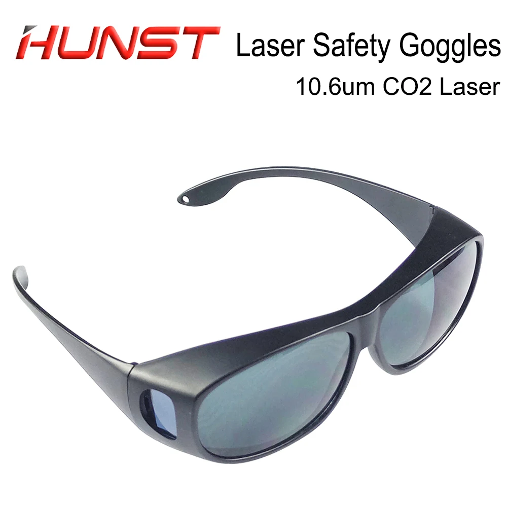Laser goggles HUNST CO2 Laser Safety Glasses OD6+ For Marking Cutting Machine Parts 10600nm Protective Eyewear Goggles