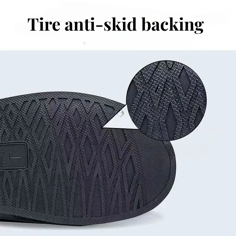 S-XXL Reusable Motorcycle Bike Rain Shoes Cover Anti-Slip Boot Pants Covers Unisex Cycling Shoes Protectors For Rainy Snowy Day_voghion.com