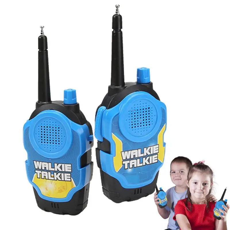 Child Walky Talky 2 Pieces Handheld Short Range Walky Talky Radio Boys & Girls Toys Age 3-12 For Indoor Outdoor Hiking Adventure
