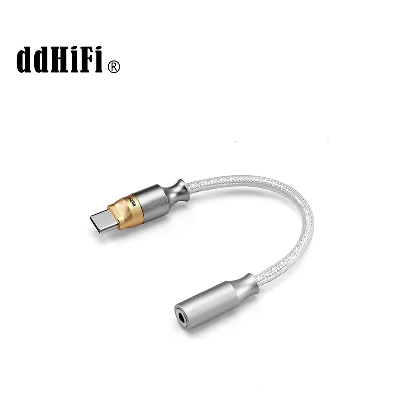 DD ddHiFi TC35CM2 USB DAC AMP USB-C to 3.5mm Hi-Res Audio Cable High-Fidelity Lossless Decoding Adapter PCM 32bit/384kHz