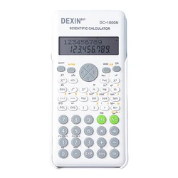 Pink Multi-Functional Scientific Calculator with 240 Functions and Dual-Line LCD Display, Perfect (WHITE)