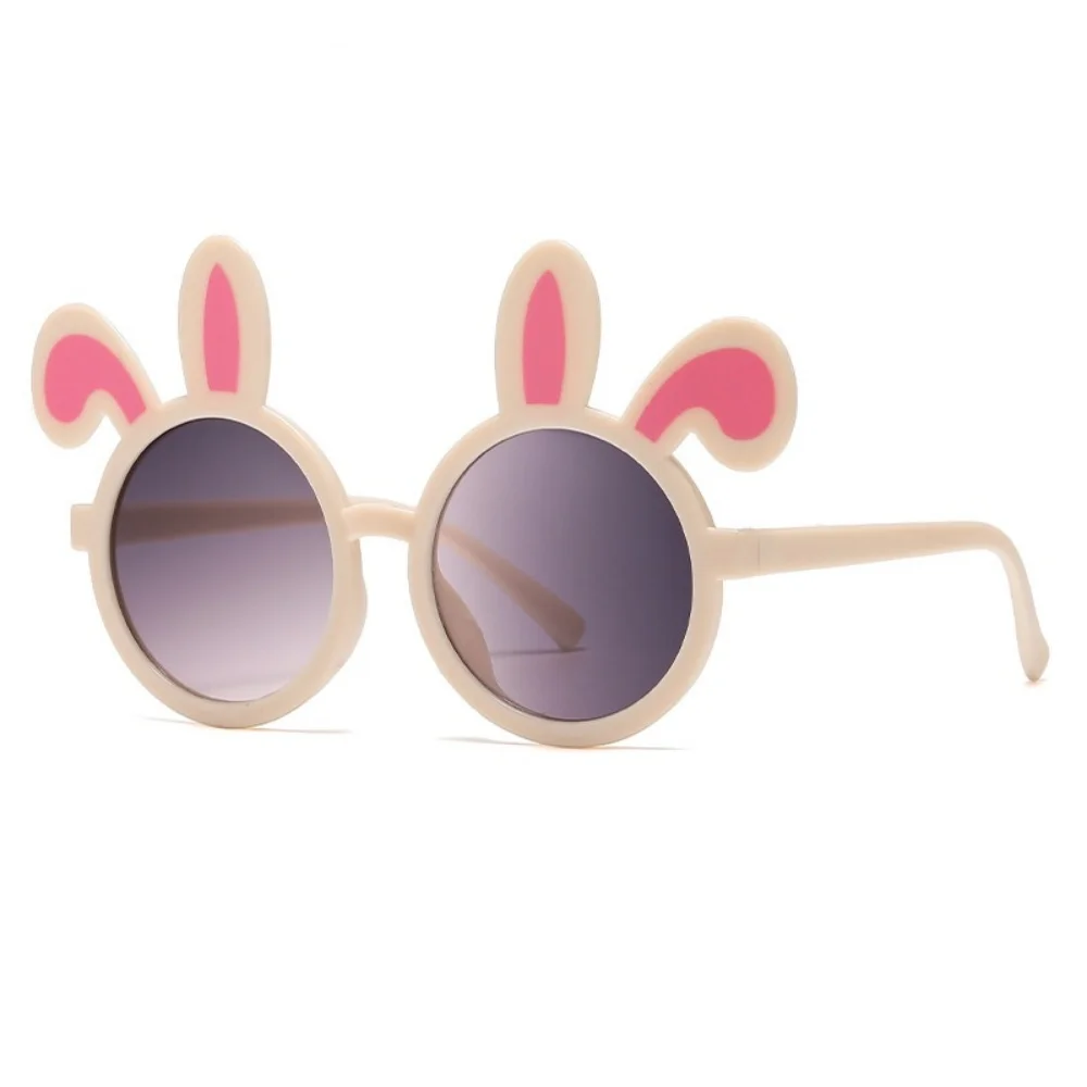 Mädchen Jungen Cartoon-Sonnenbrille Modische Hasenohren Kinder-Sonnenbrille Baby-Brille Outdoor UV400-Schutz Reisebrille – Detail 5