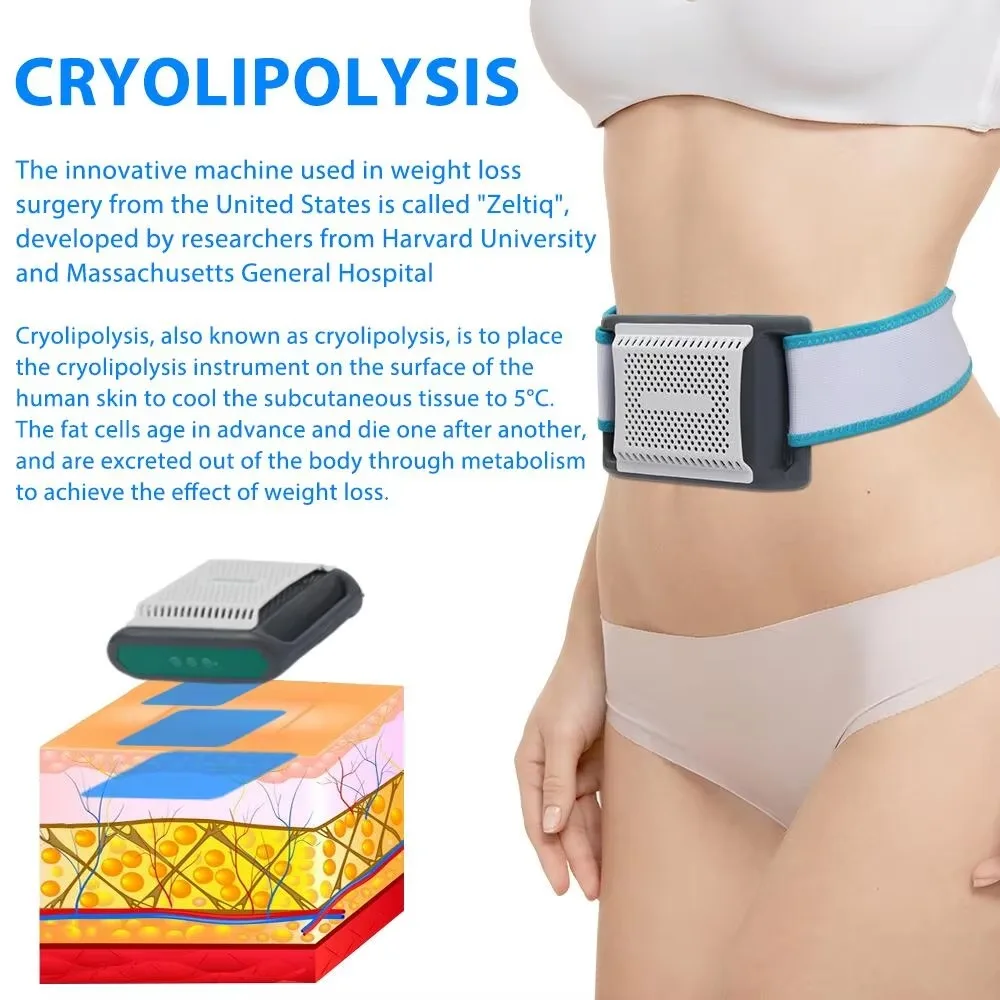 NEW Cryotherapy Dissolve Fat Cold Therapy Anti Cellulite Massager Abdominal Lipo Freeze Machine Fat Lose Removal Body Slimming