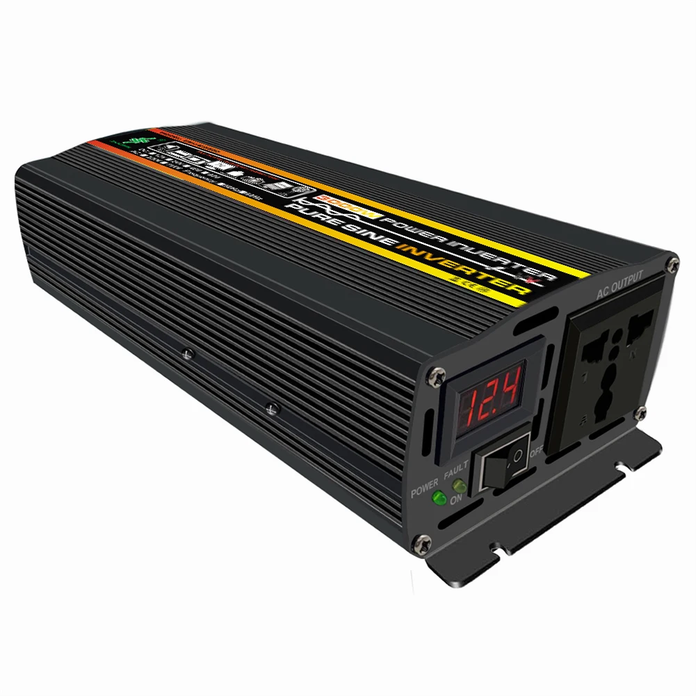 LED 전압 스크린 디스플레이 자동차 전원 인버터, 순수 사인파 인버터