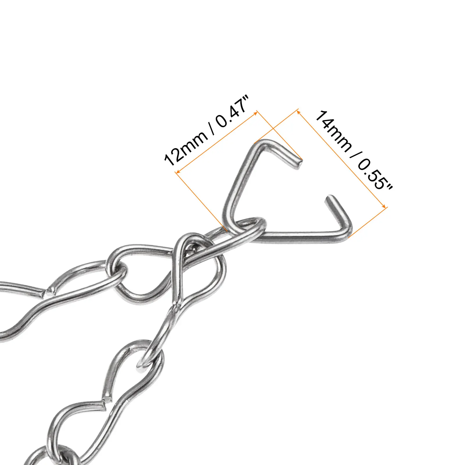 ORFOFE 6pièces Chaîne De Remplacement Pour Flotteur De Toilettes Acier Inoxydable Accessoire Polyvalent Pour Robinet De Chasse Eau Installation Rapide Et