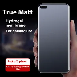 Premium 3PCS Matte Hydrogel Screen Protector - Full Cover TPU Protection - HONOR 400 (Transparent)