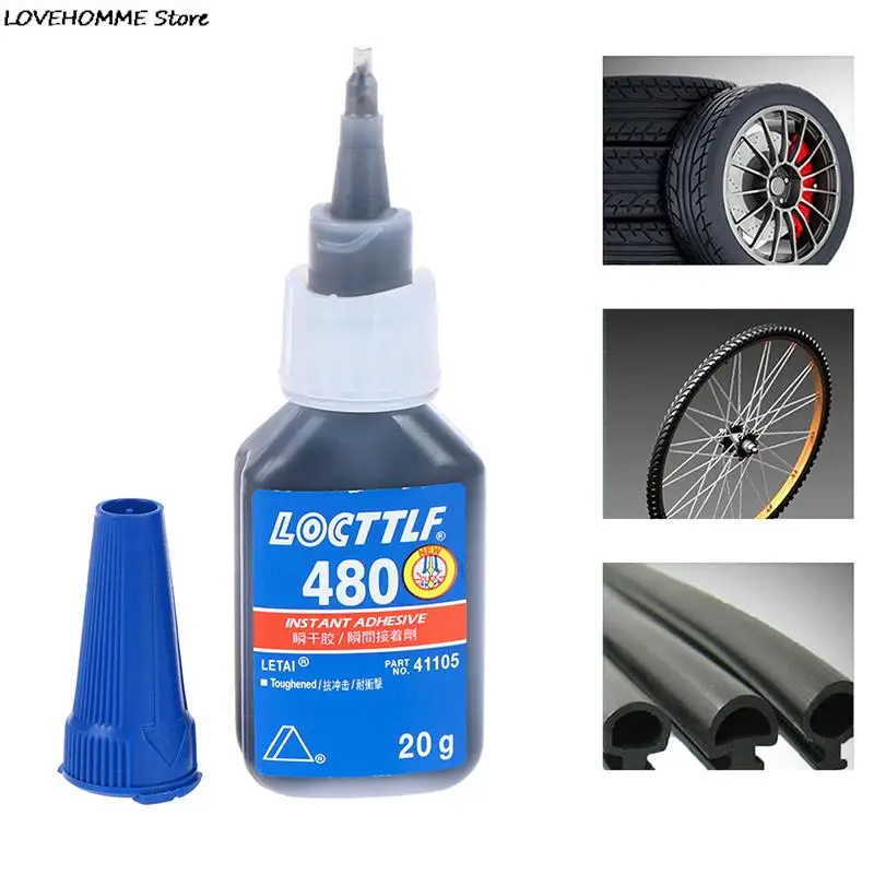 480 Super Glue Car Rubber Repair Tire Glue Window Speaker Seal Tire