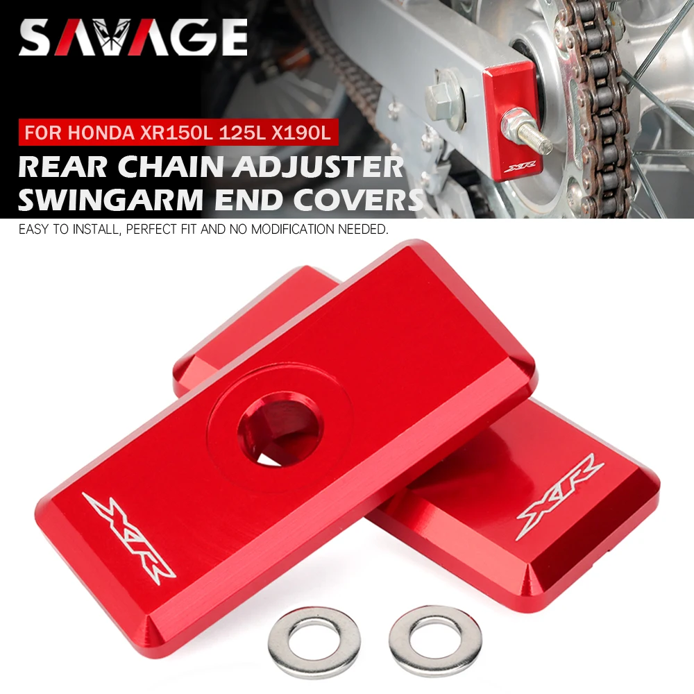 Xr 150L 125L 190L Regolatore Catena Swingarm Tappo Terminale Per Honda Xr150L Xr125L Xr190L Accessori Moto Estremità Braccio Ruota Posteriore
