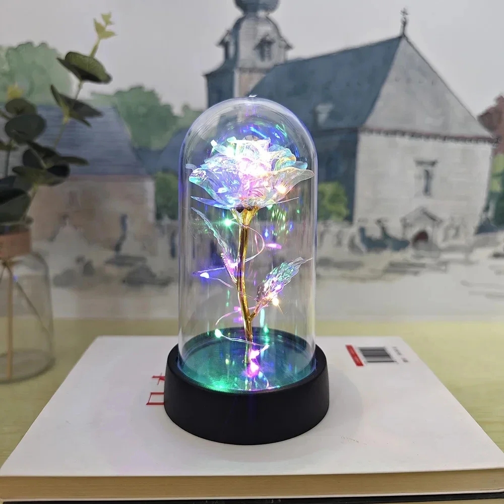 LED Rose Night Light - Realistic & Eternal Flower Party Decoration