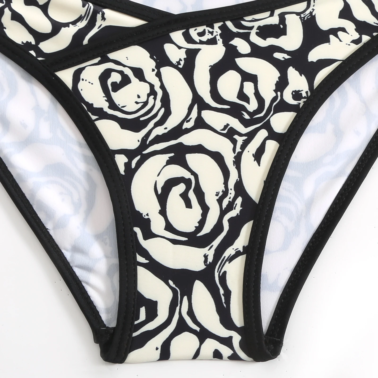 SUNSIREN Sexy Push Up Bikini Women Floral Print Two-Piece Swimsuit Backless Beach Wear For Women Bikinis Set Female Swimwear