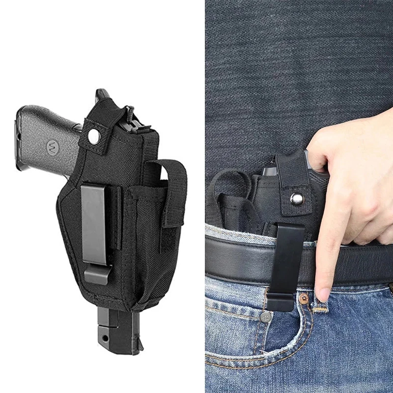 Fondina Tattica Per Pistola Airsoft Colt 1911 - Nylon, Con Attacco MOLLE
