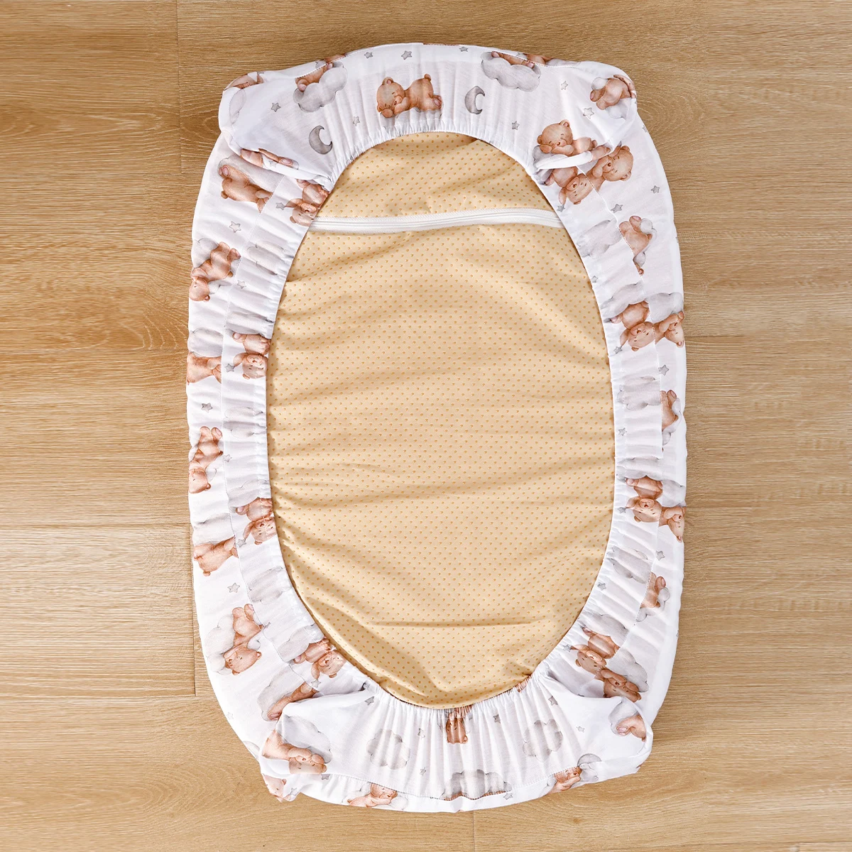 Elinfant 100% Polyester Baby Fitted Crib Sheet Soft Baby Mattress For Boys and Girls 2