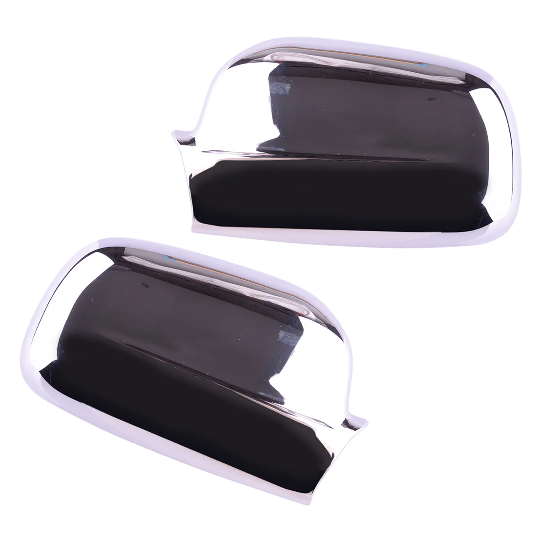 

1 Pair Car Left & Right Side Rear View Mirror Covers Trims Fit for Honda CR-V SUV 2002 2003 2004 2005 2006 Silver Plastic