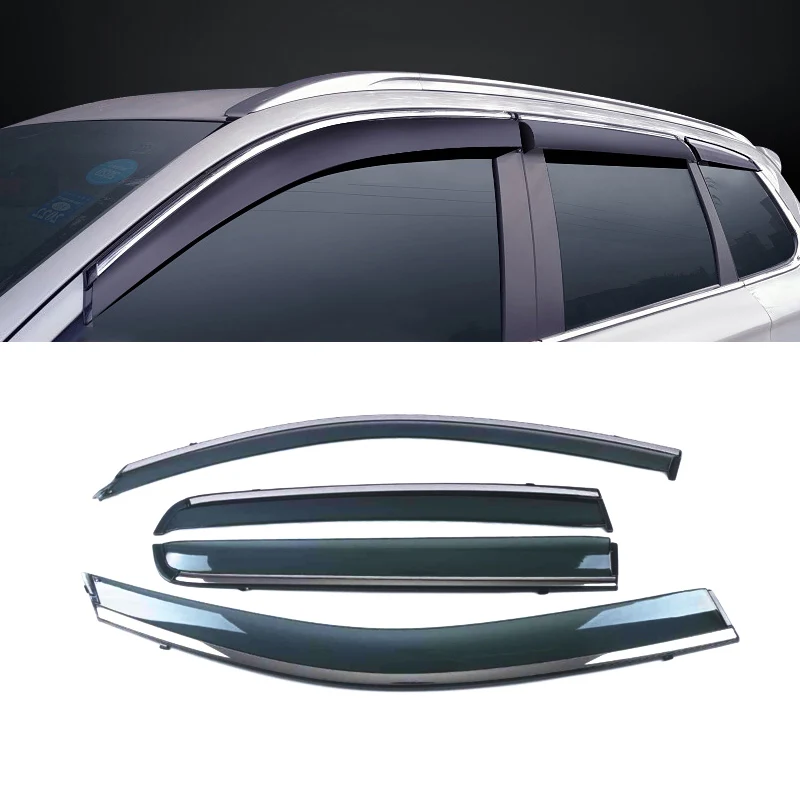 Car Window Rain Visor Cover Shield Shade Protect For Mitsubishi Clipse