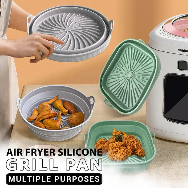 Airfryer Accessories Pizza Pan  Silicone Air Fryer Accessories - Air Fryer  Silicone - Aliexpress