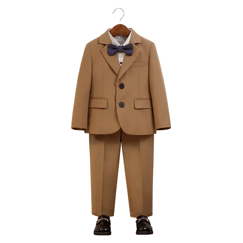 Jungen Business Anzug 4-teilig - Formeller Anzug Mit Weste & Fliege