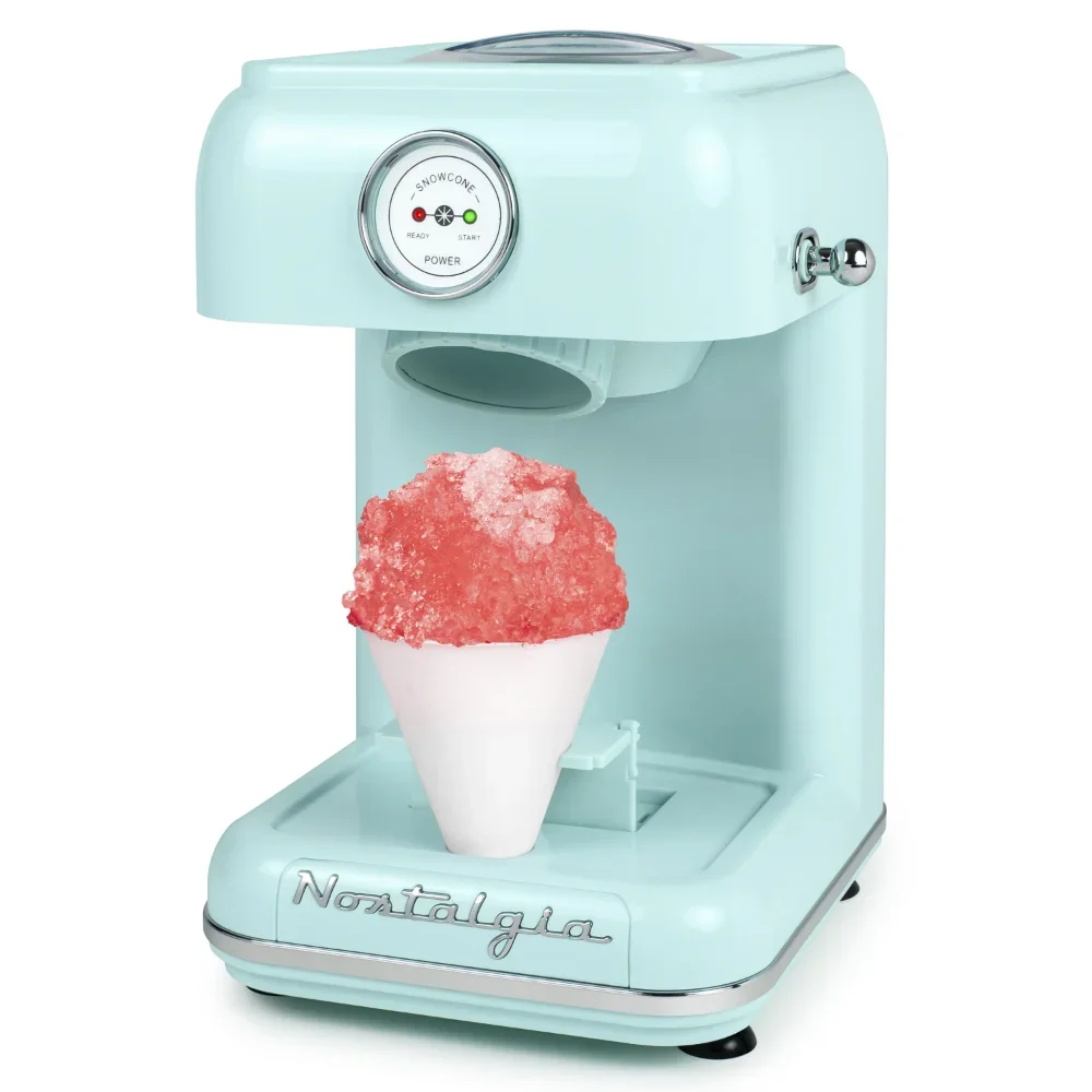 a CLSC1AQ Classic Retro Single Countertop Snow Cone Maker, Includes 1 Reusable Plastic Cup,