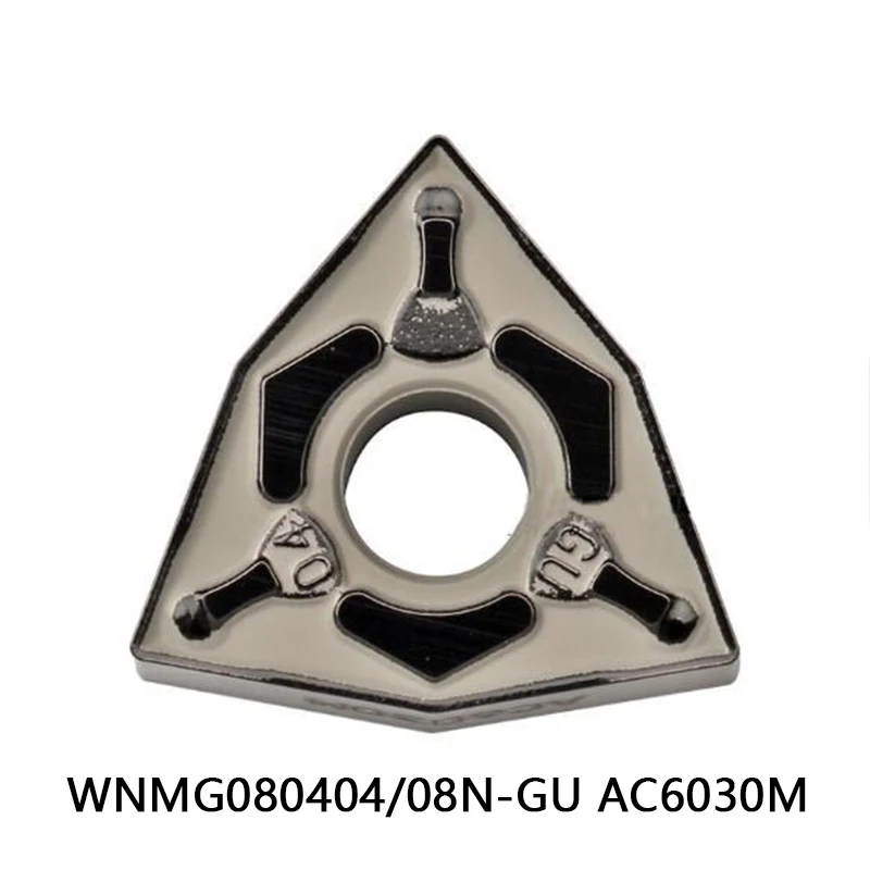 

100% Original WNMG WNMG080404N-GU WNMG080408N-GU AC6030M Carbide Inserts WNMG080404 WNMG080408 N-GU Lathe Cutter Turning Tools