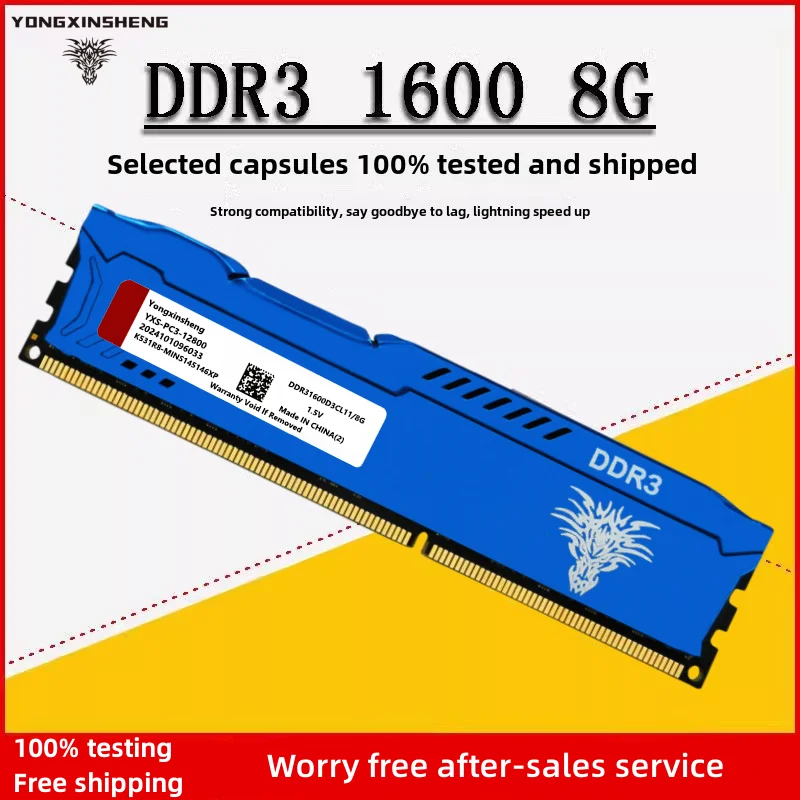 Memoria Ram 4 Gb Ddr3 1600 Mhz Pc-12800 Alta Calidad | Cuotas sin interés