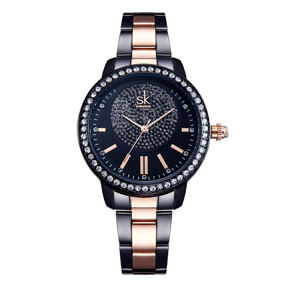 

Lady's Quartz Movement High Quality Charm Luxury Stainless Steel Band Watch