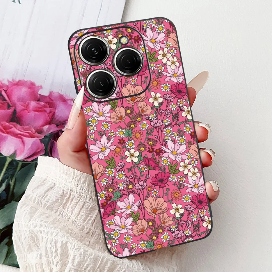 Stylish Painted Soft TPU Phone Case - For Tecno Spark 20 Series