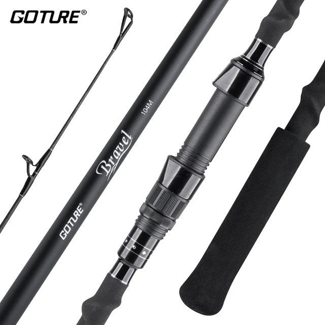 Goture Bravel Spinning 4 Sections Surf Rod 2.7m 3.0m 3.3m Carbon Fiber  Travel Lure Fishing Rod Feeder Rod Sea Fishing Bass Trout - AliExpress