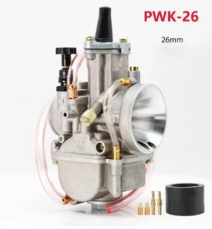 High-Performance Universal Motorcycle Carburetor with Power Jet