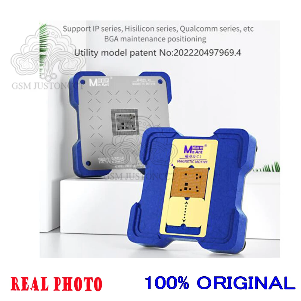 MaAnt C1 BGA Reballing Stencil Platform For iPhone A8-A18 Motherboard MTK EMMC Qualcomm HUAWEI CPU Welding Mesh Repair Tools Set