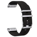 Black silver buckle