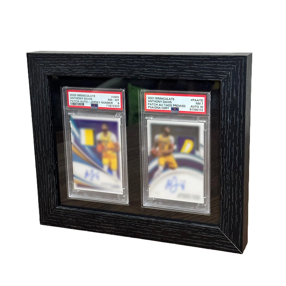 Présentoir En Bois 6 étages Pour Cartes à Collectionner - Réglable, Exposition Sport Ou Collection - 9