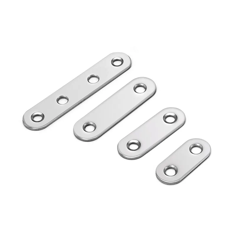 10pcs Stainless steel corner code cabinet cabinet triangle fixed laminate bracket 90 ° right Angle L-shaped thickened sheet