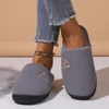 Plush House Slippers Closed Toe Slippers Non-Slip Fluffy Home Slippers Soft Fuzzy Slippers for Indoor Outdoor Bedroom 3