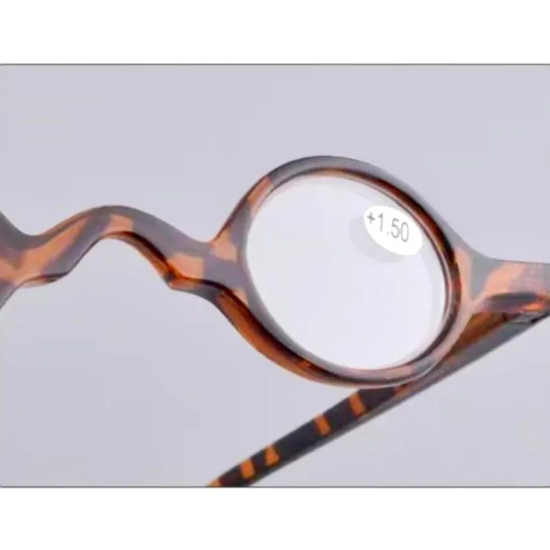 Occhiali da lettura rotondi piccoli occhiali da vista retrò Anti