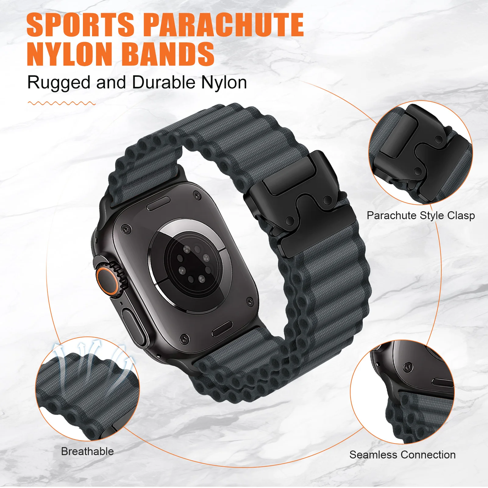 Nylon Parachute Strap Bracelet