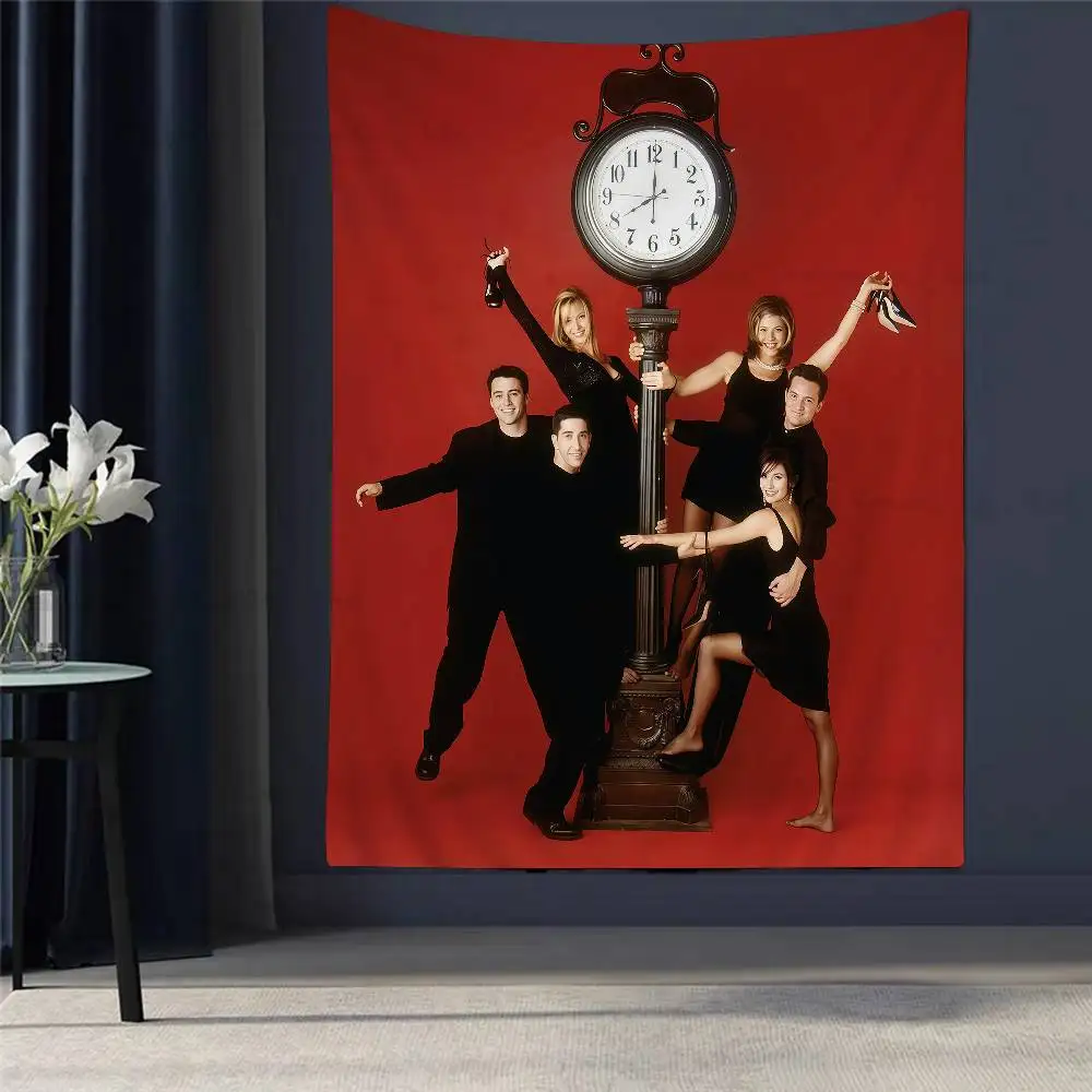 1PC Friends TV Show Мультфільм Гобелен Богемні настінні гобелени Мандала Настінні простирадла