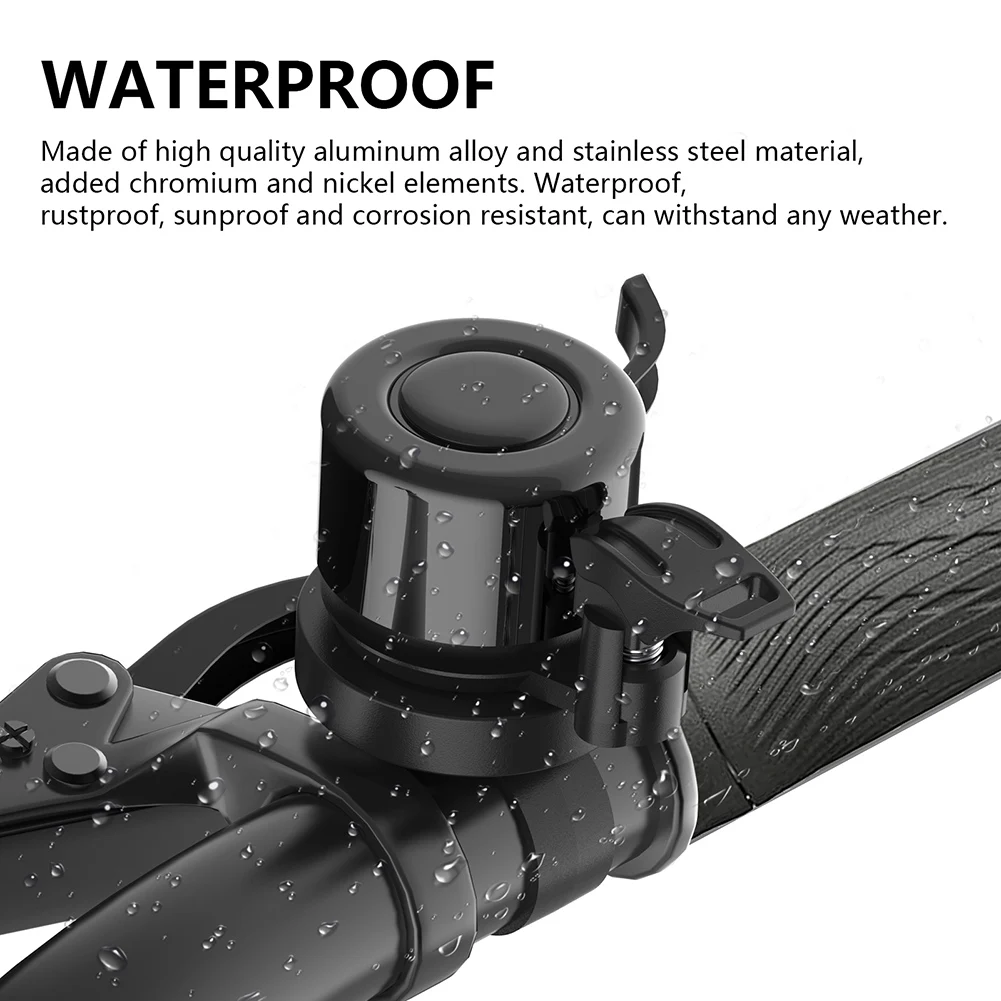 Bicycle Bell for Apple AirTag Bike Mount Bicycle Bell Waterproof Anti-Theft for Air Tag GPS Tracker Under Bike Holder