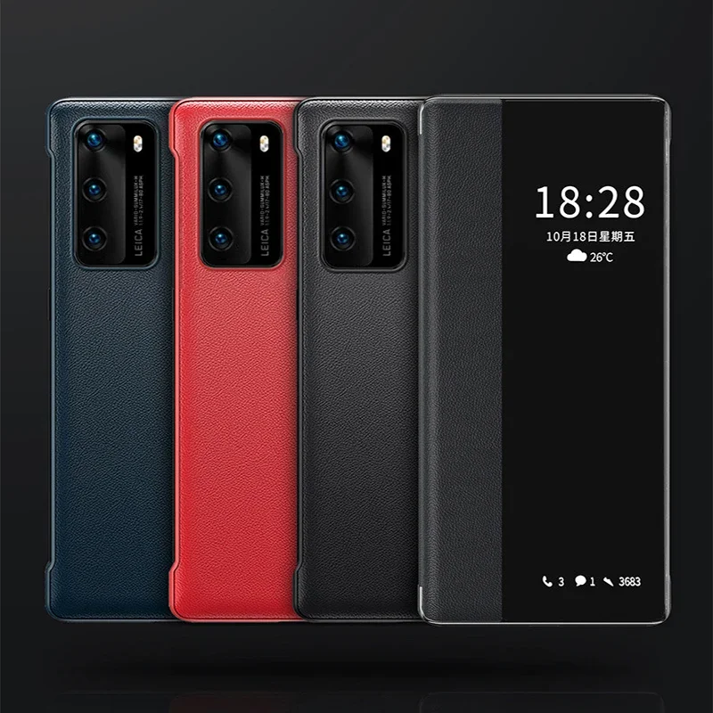 Smart View Auto Sleep Flip Cover - Slim Magnetic Phone Case