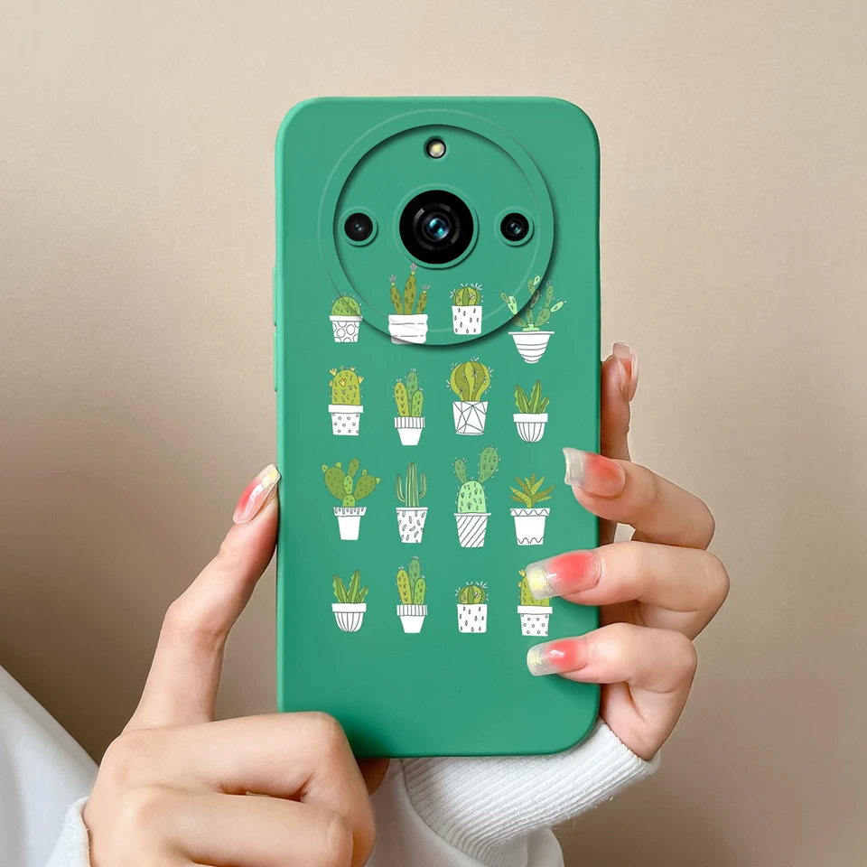 Cute Cactus Astronaut Soft Silicone Shockproof Case - Drop-Resistant