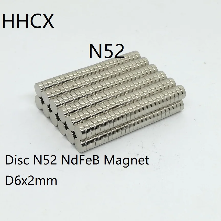 Premium Neodymium Disc Magnets - Pack of 10/50, 6mm x 2mm Size, Ultra-Strong