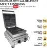 Waffle Maker Thick | Press Type | Professional Use Stainless Steel Nonstick | 110V (6 Waffle on a Stick) 5