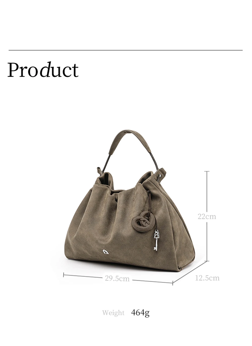 Genuine leather tote, interior overview