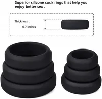 Silikon Cock Ring Penis Verbessern Erektion Verzögerung Ejakulation Cockring Sex Spielzeug Für Männer Vorhaut Lock Samen Ring Sex Shop 3