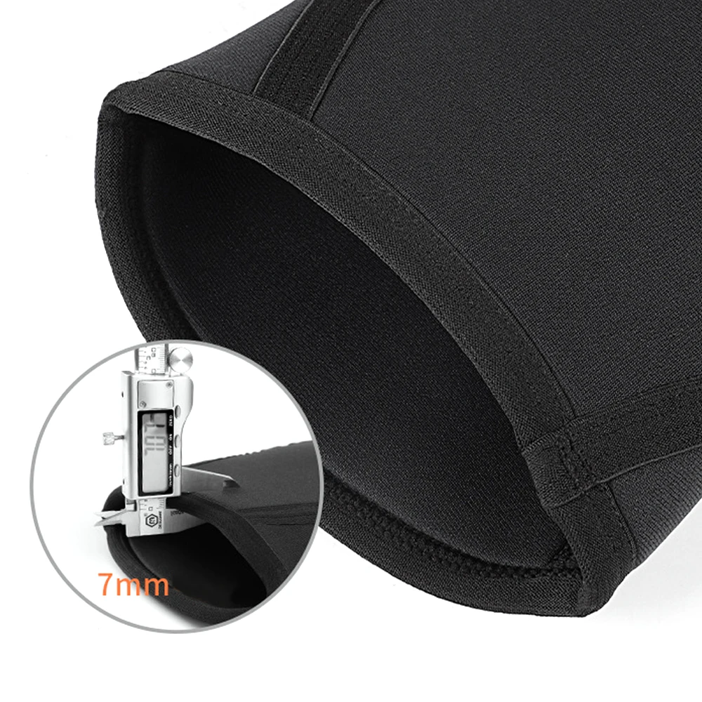 Premium 7mm Neoprene Knee Sleeve for Enhanced Weightlifting Support and Compression