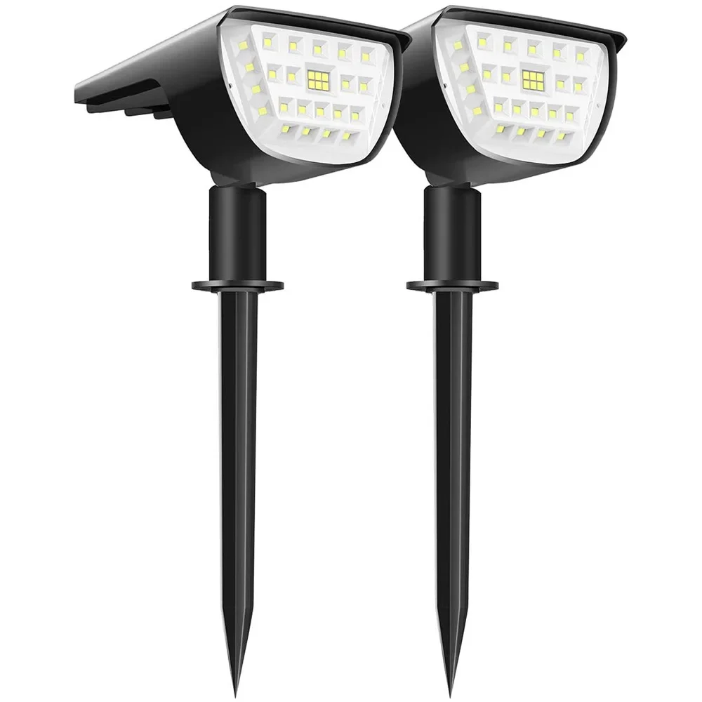 Description Picture 3 of item32 LED Solar Landscape Spot Lights Outdoor IP65 Waterproof Solar Powered Wall Light for Garden Yard Patio Driveway Walkway Decor