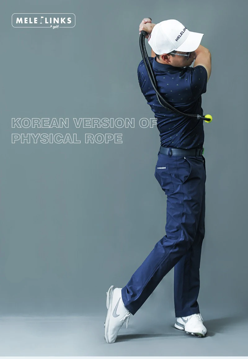 Golf Practice Training Rope Elastic Golf Swing Trainer Golf Postural Correction Rope Corrective Action Training Aids Drop Ship