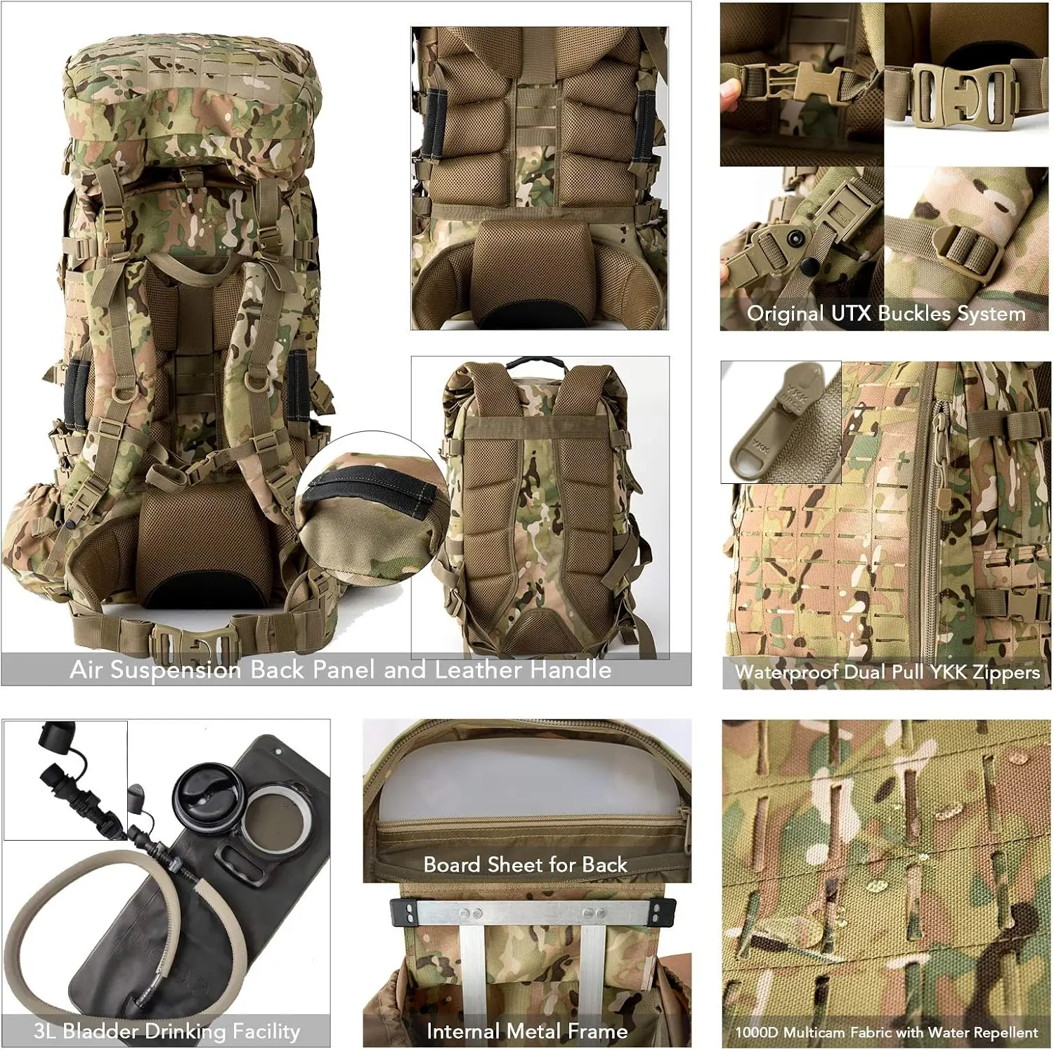 [MT] ミリタリー バックパック 米軍 USMC ILBE 80L Amazon.co.jp: [MT] ミリタリー バックパック 米軍 USMC スタイル ILBE