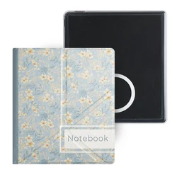 Twosheep Magnetic Detachable Case with Auto Sleep/Wake - Small Fresh Floral Design, 7 Inch - IReader Ocean5pro (Detachable D11)